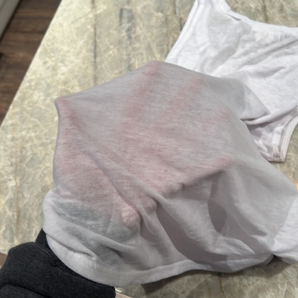 O’Neill White Sheer Tank Top, size medium - Picture 7 of 7